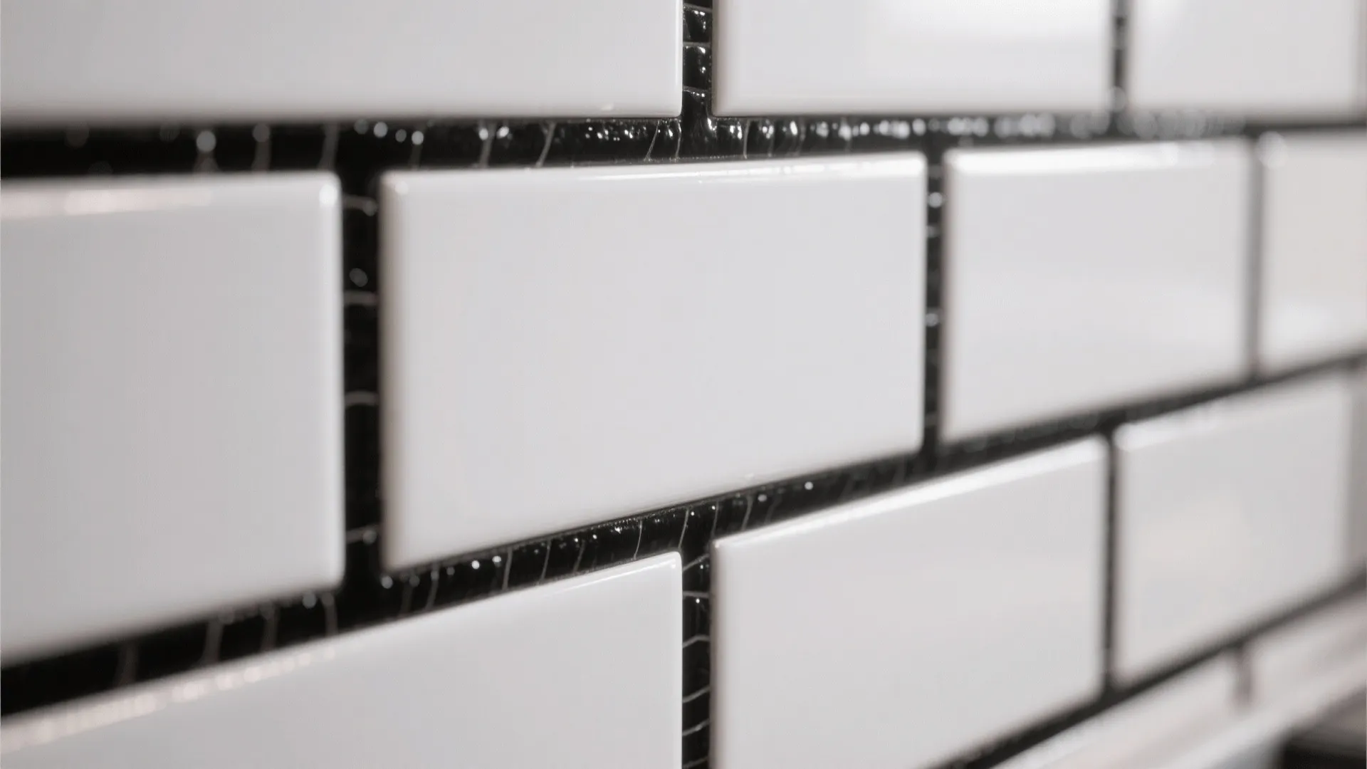 3. Subway Tiles with Black Accent Grout