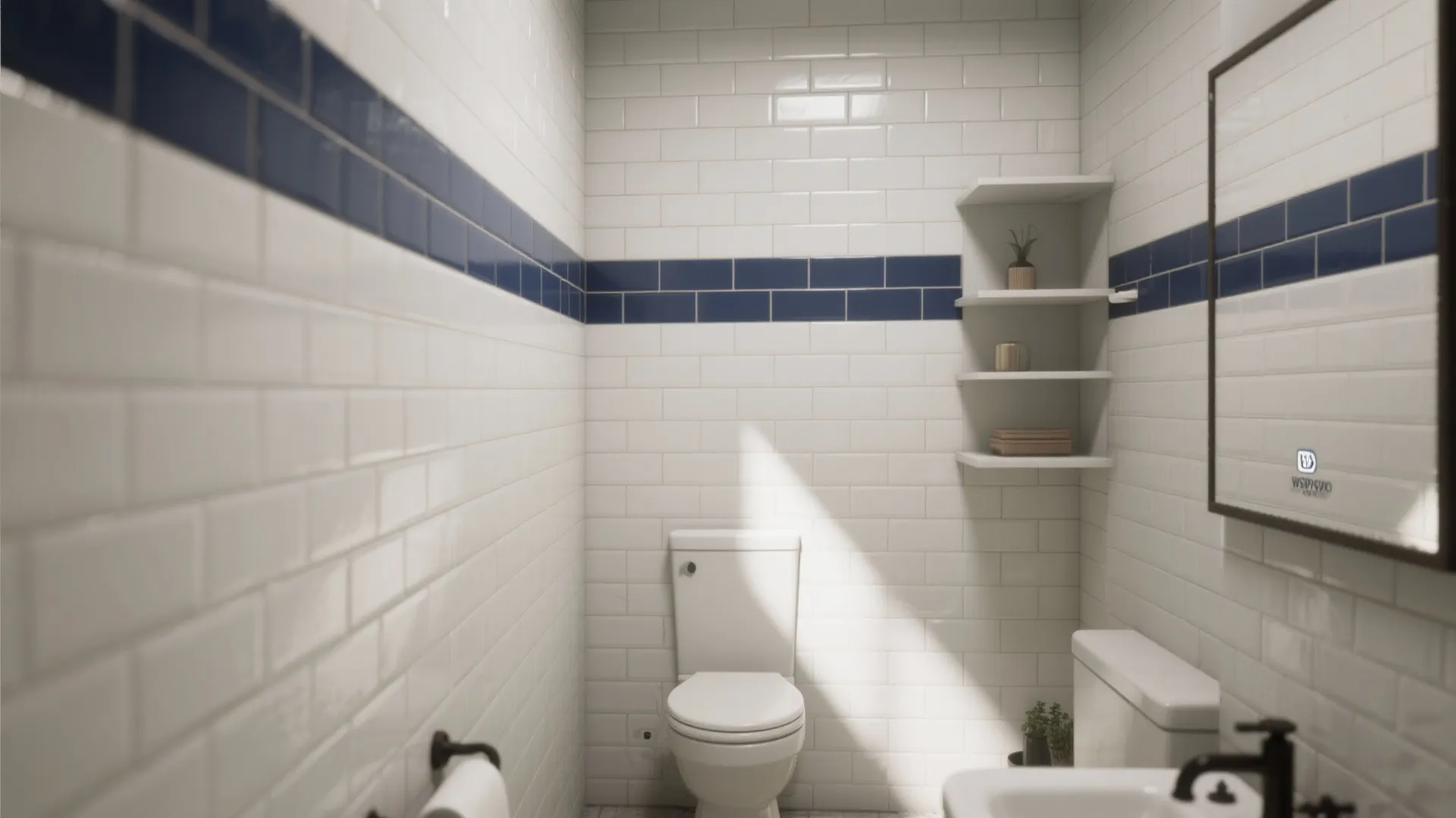 2. Subway Tiles with Bold Grout