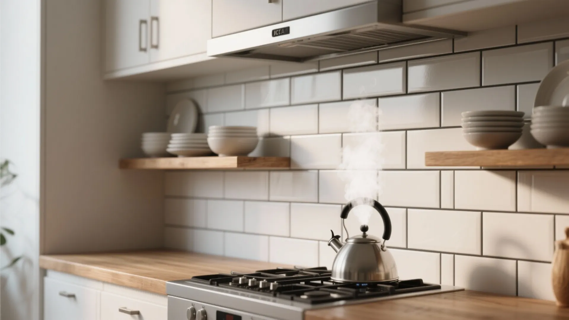 1. Classic subway tile with contrasting grout