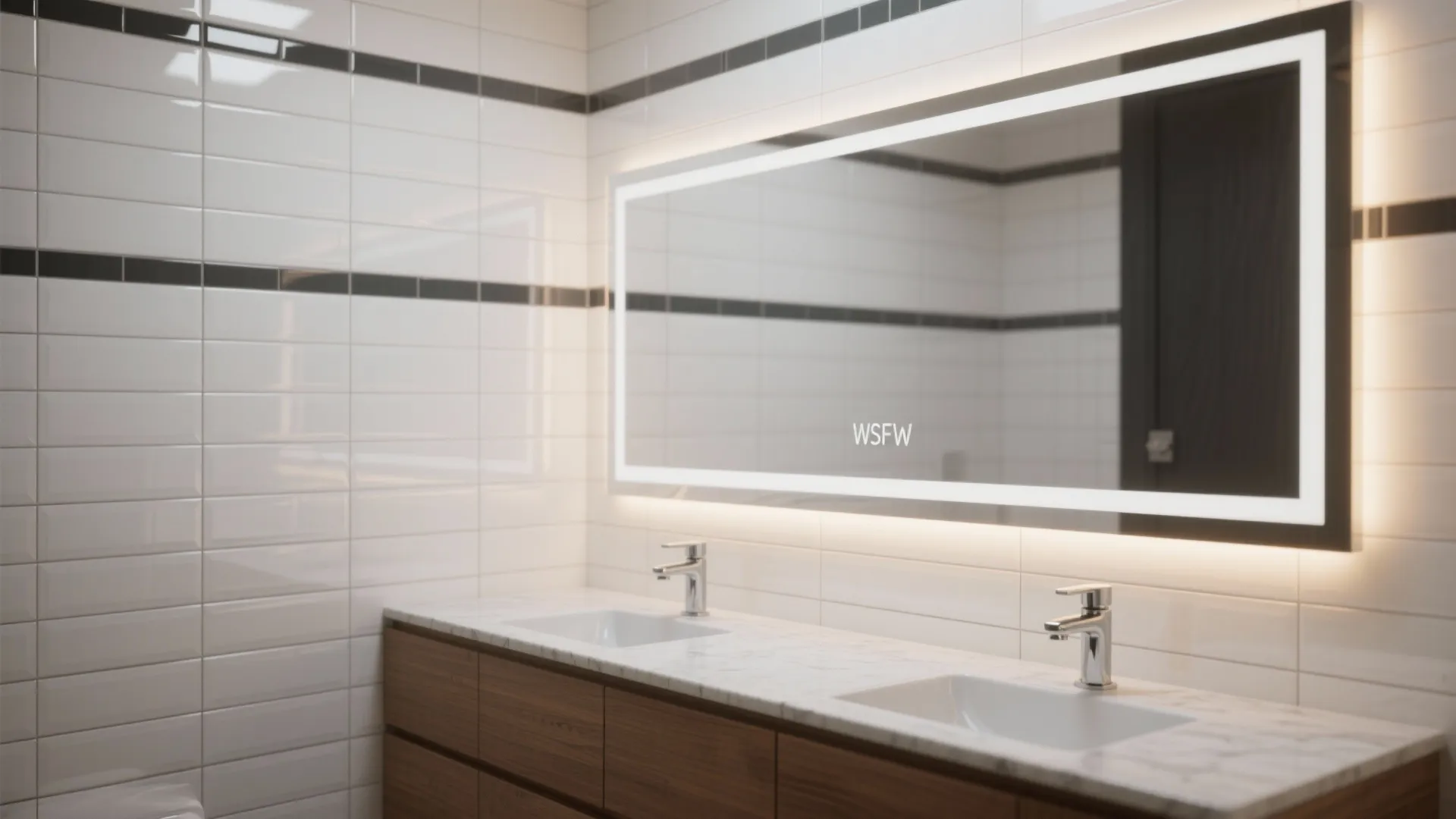 Glossy 3D Subway for Crisp Contrast