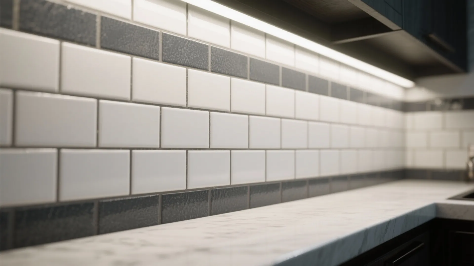 1. Classic Subway with Contrasting Grout