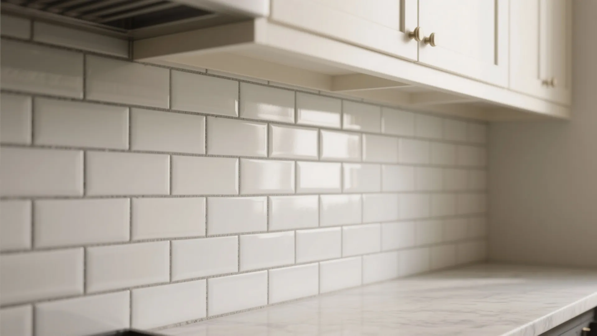 1. Classic subway tile with contrasting grout