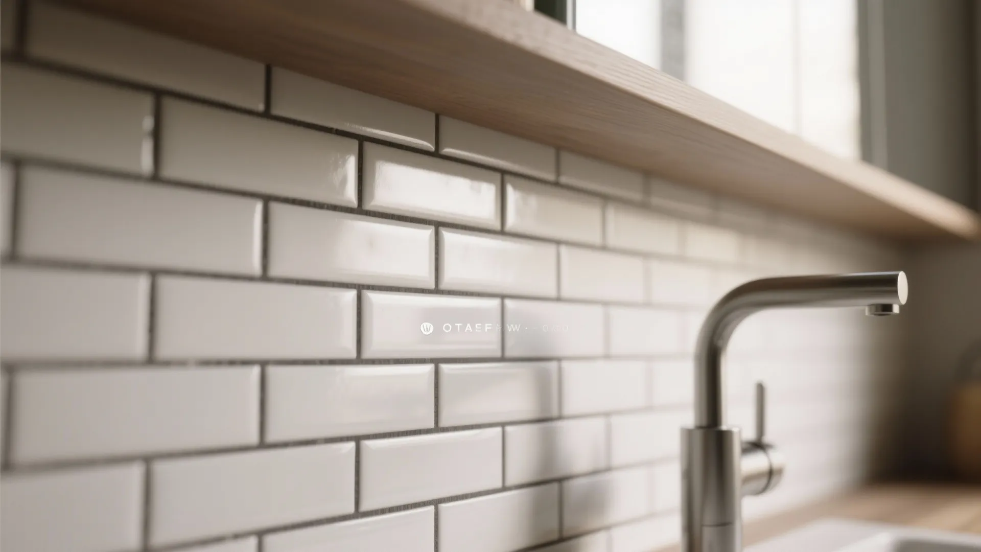 Monochrome Subway with Dark Grout