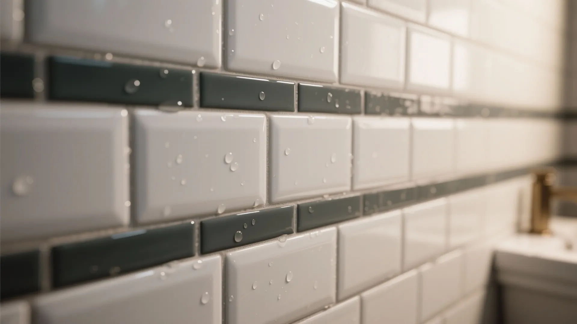 2. Subway Tiles with Dark Grout