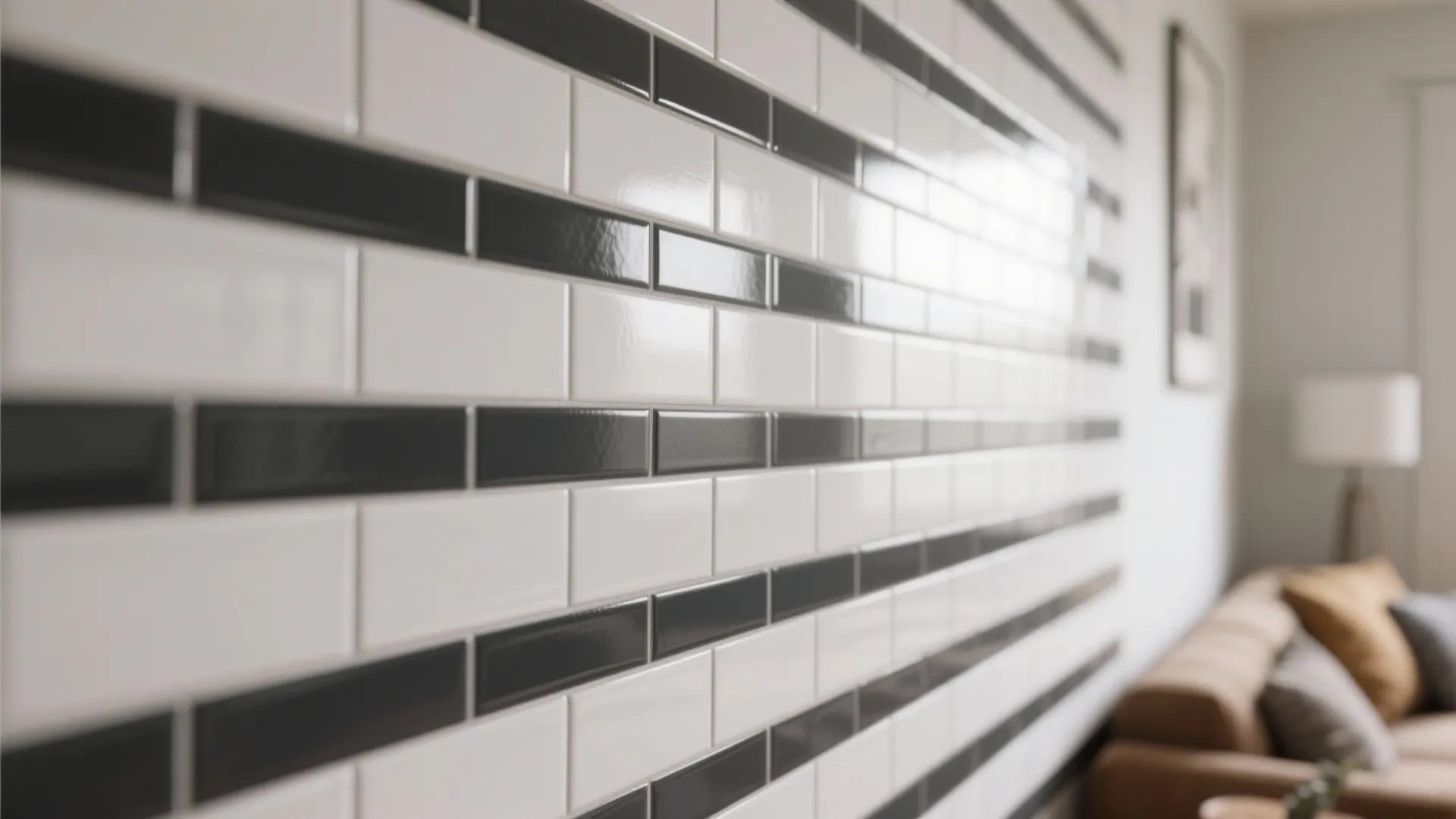 1. Subway Tile with Dark Grout for a Graphic Look