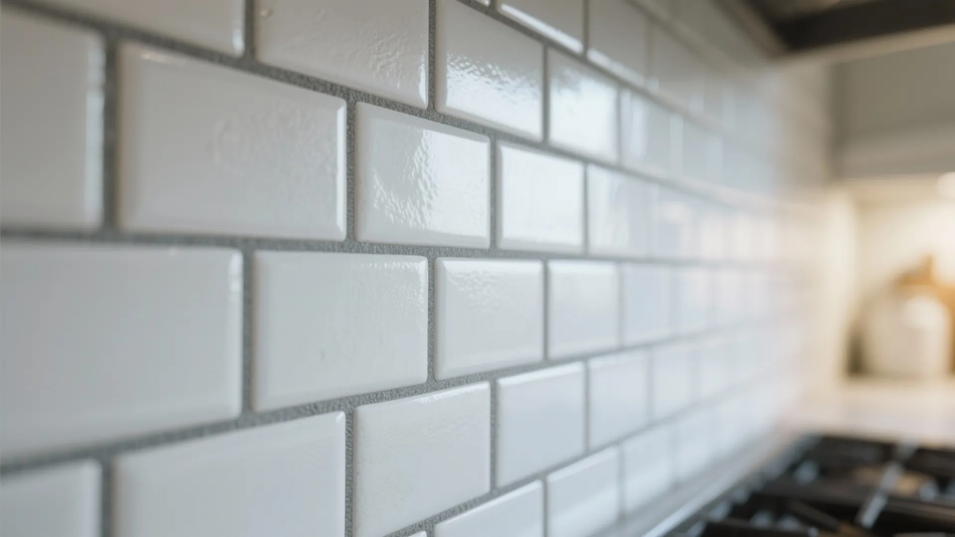 1. Classic Subway Tile with Gray Grout