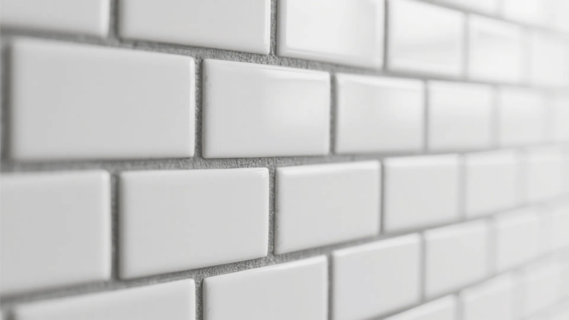 1. Classic Subway Tiles with Gray Grout