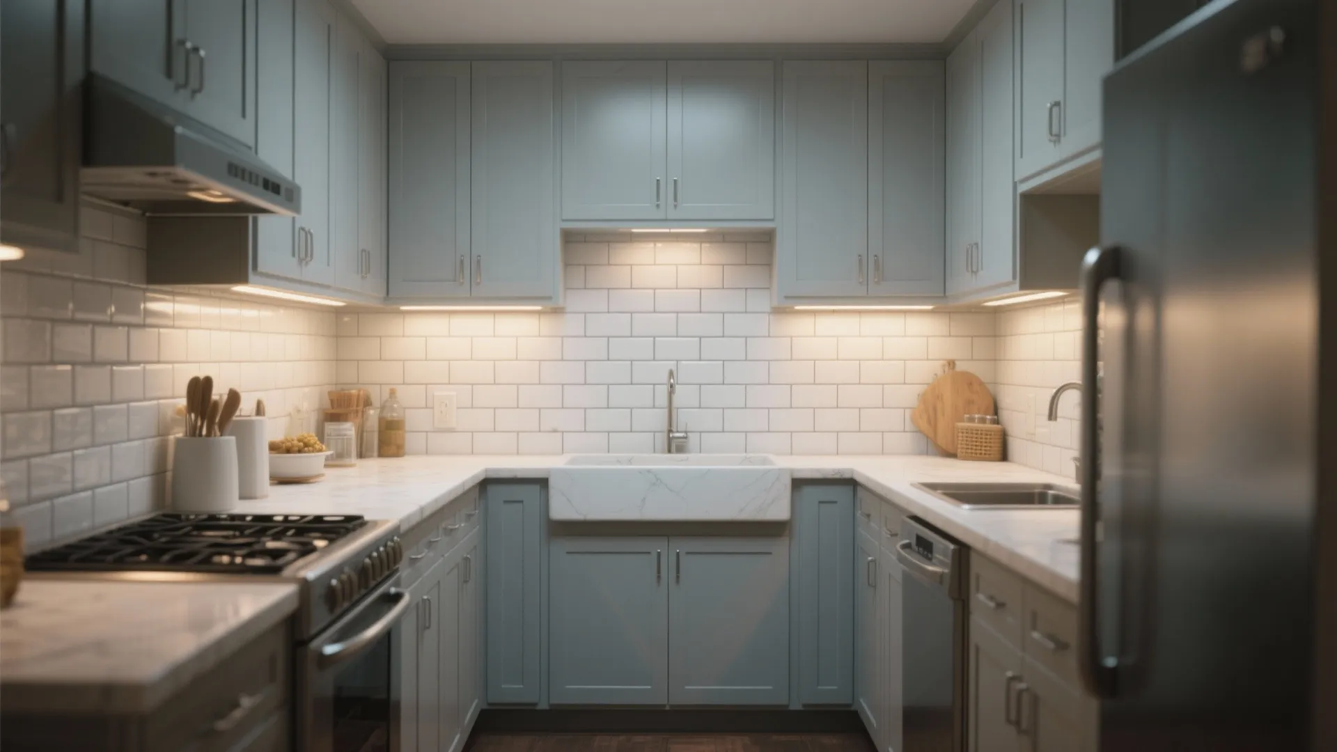 2. Subway tile with contrasting grout for timeless charm