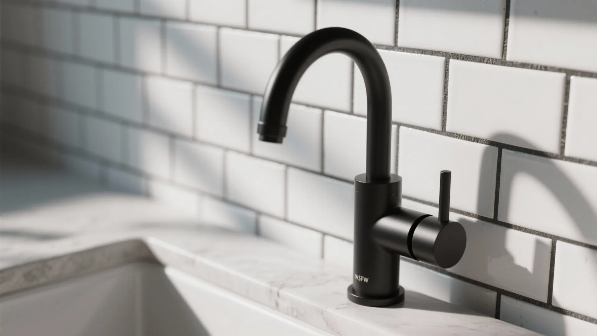 1. Classic subway tiles with a modern grout twist