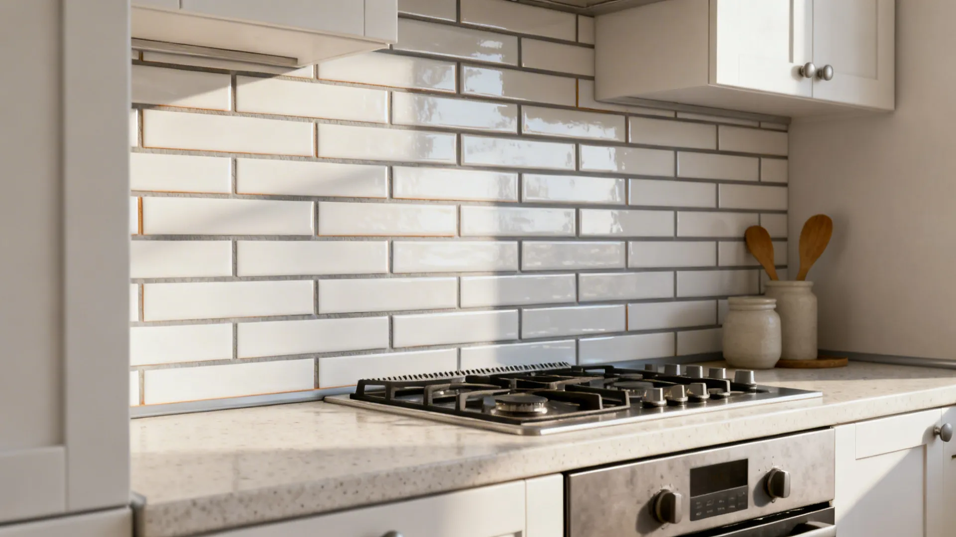 Minimalist Subway Tiles, Elevated with Grout