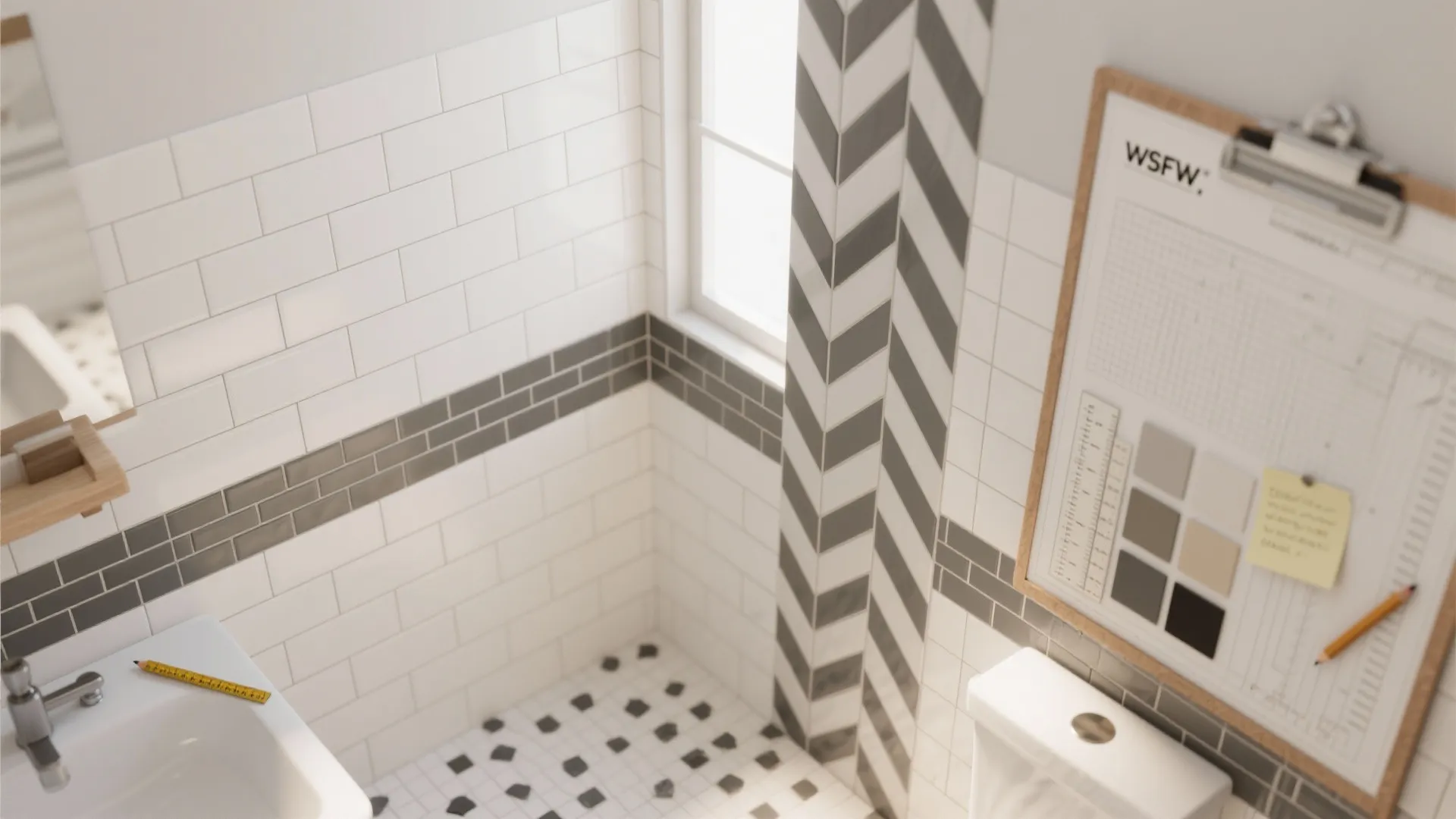 Simple Subway Tiles, Elevated by Grout