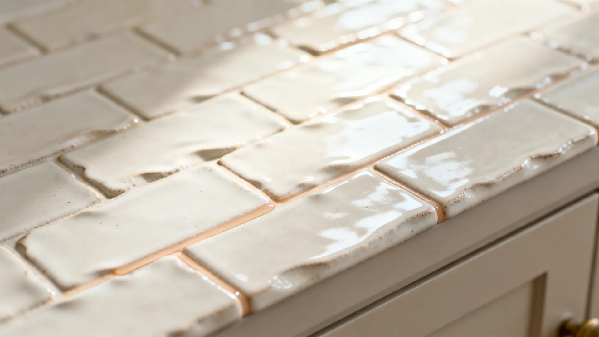 Handmade-look subway tiles with a twist