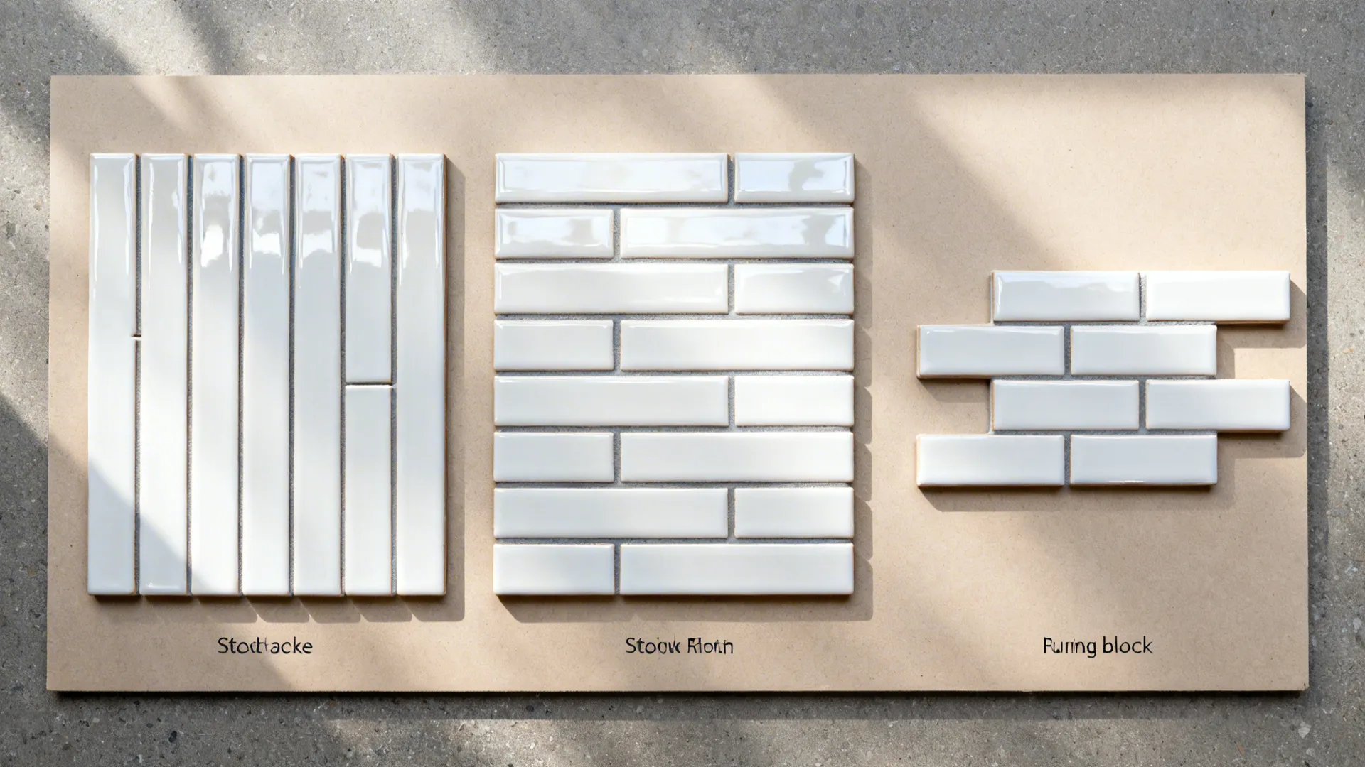 Glossy Subway with Tight Grout for Light Bounce