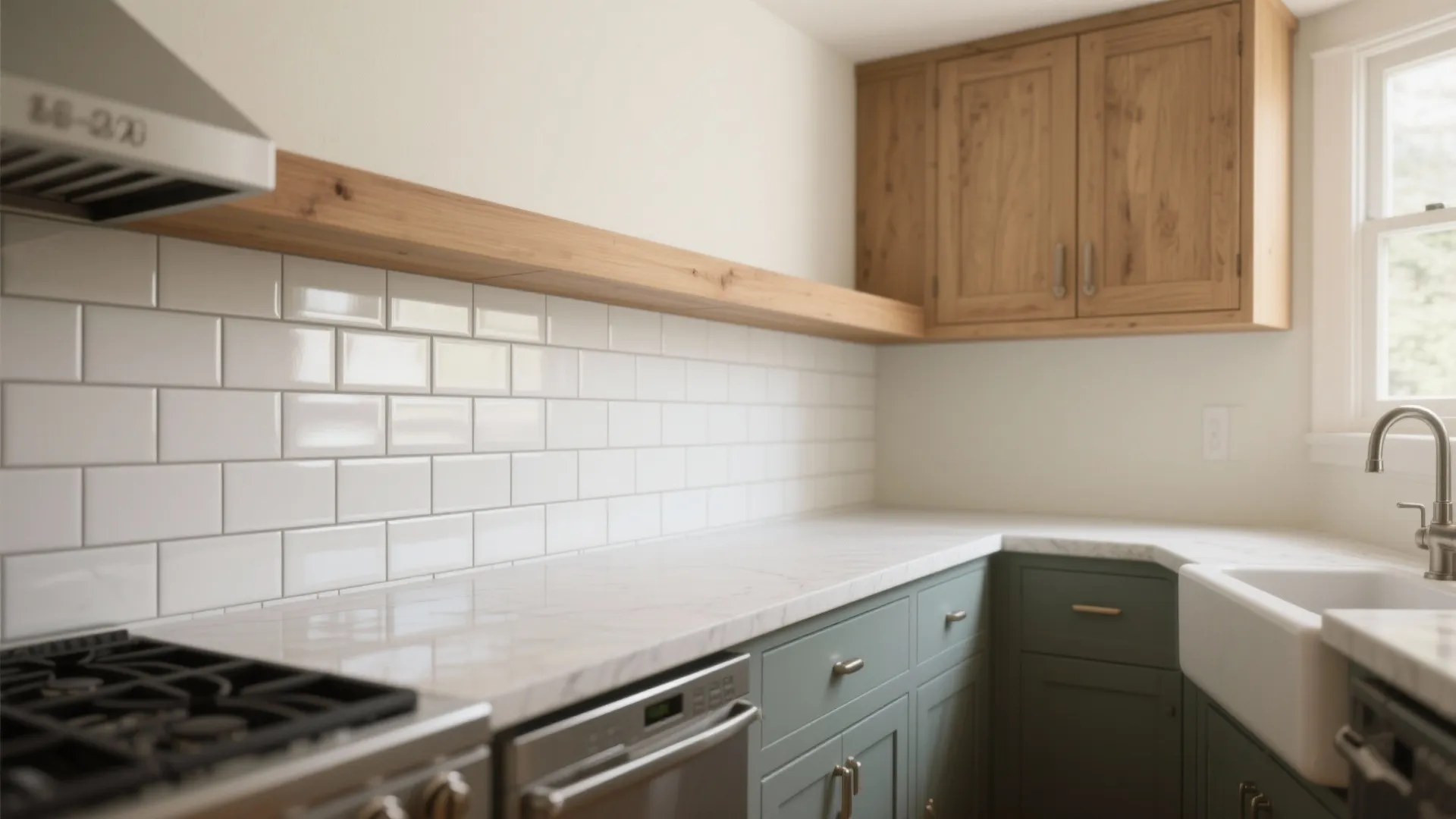 Classic Subway Tile with Slim Grout