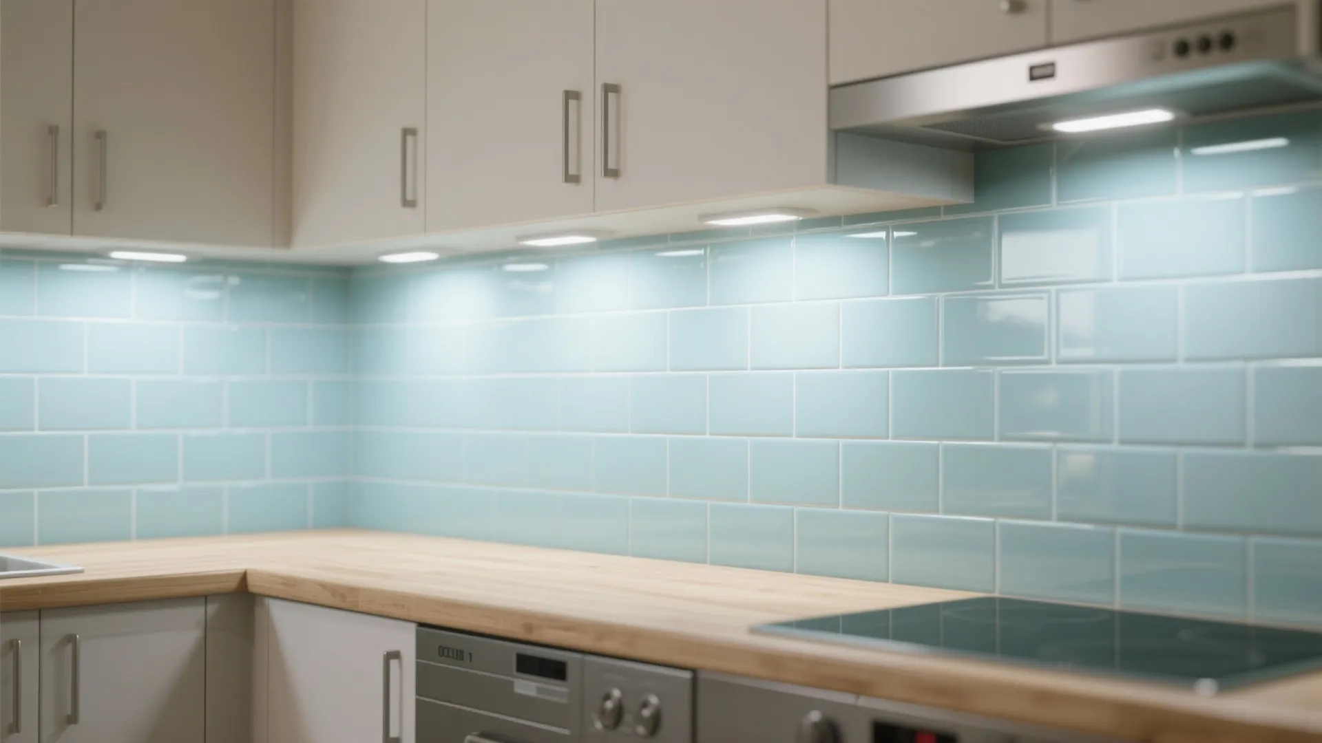 1. Classic Subway Tile in Soft Blue