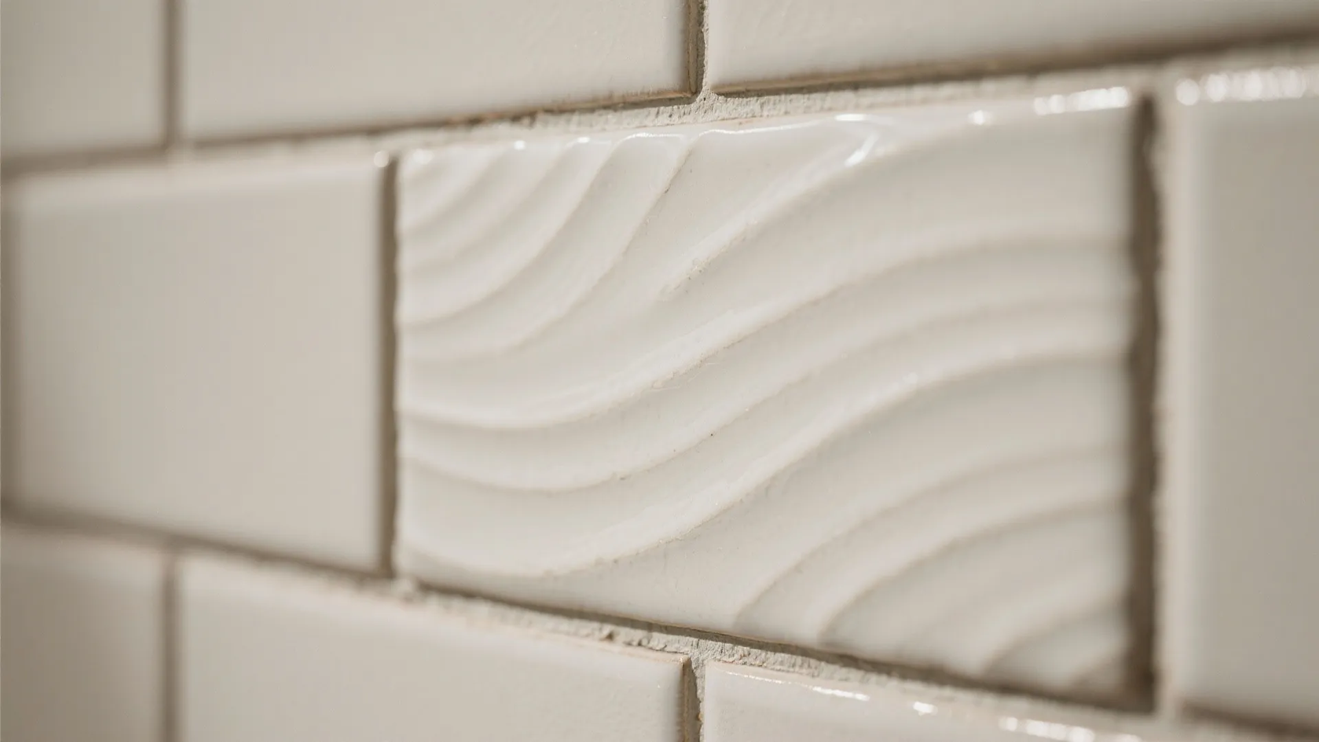 Textured Subway Tiles: Classic Meets Tactile Interest