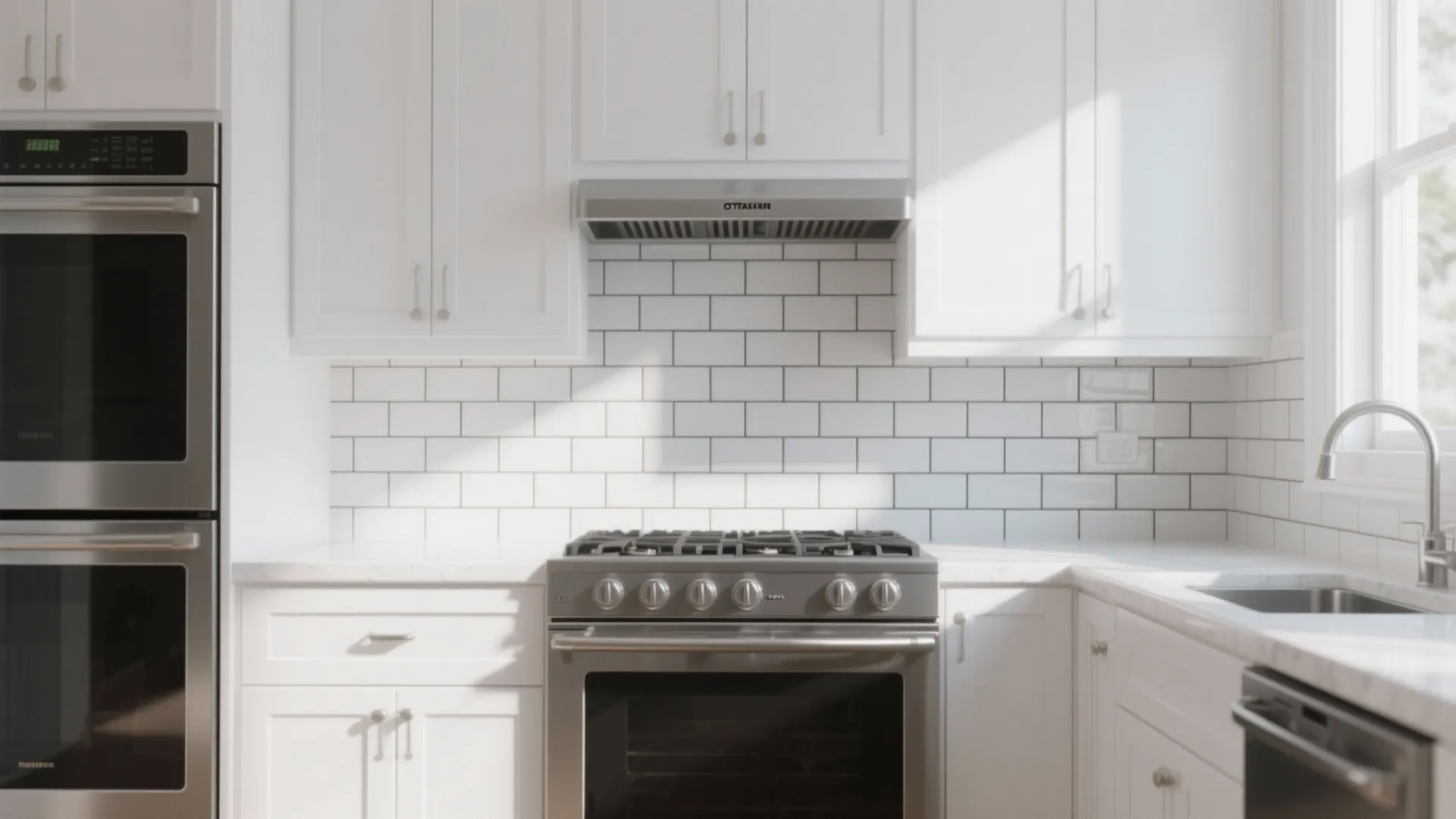 2. Classic subway tile with contrasting grout