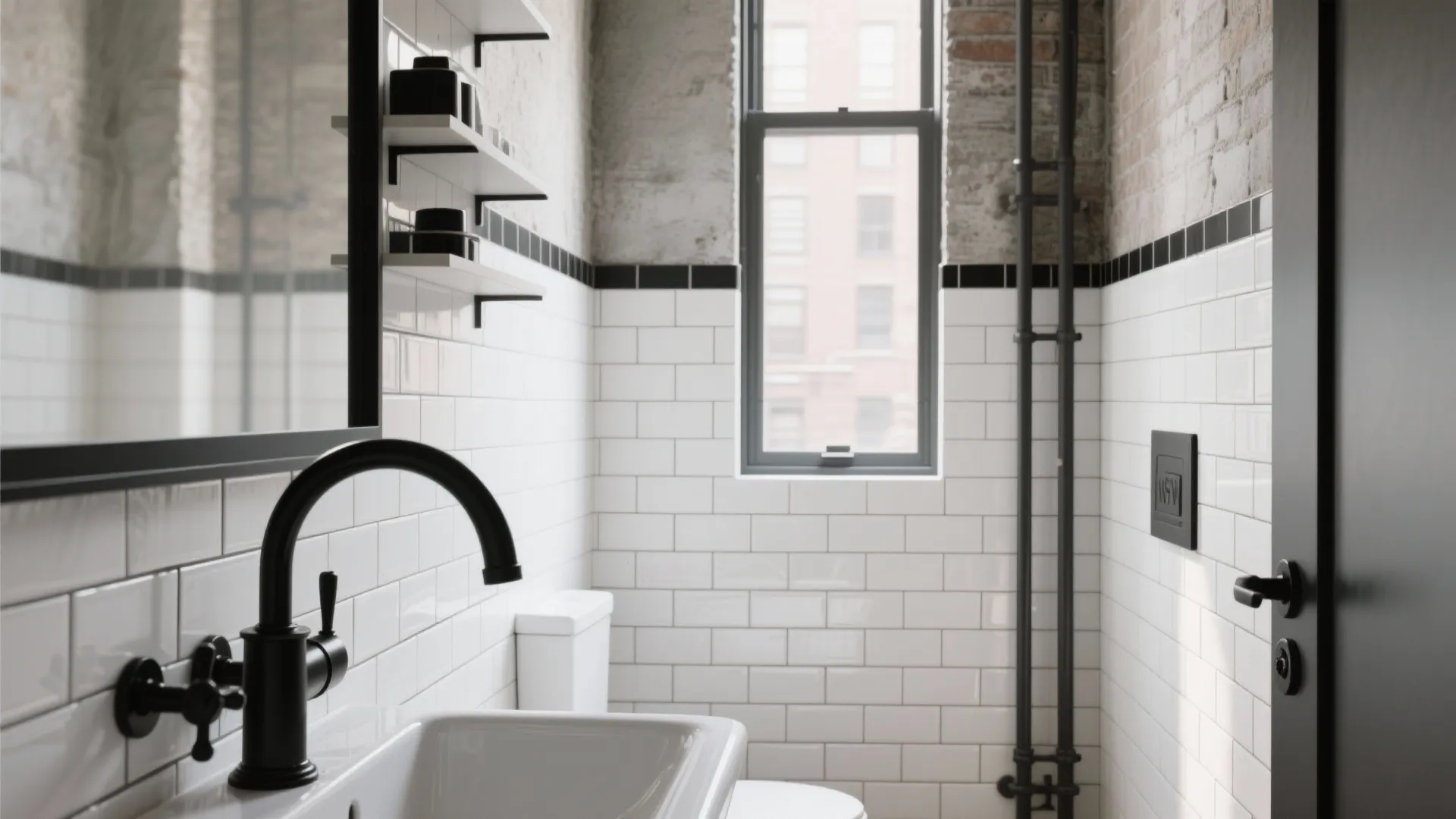 3. Classic Subway and Dark Grout