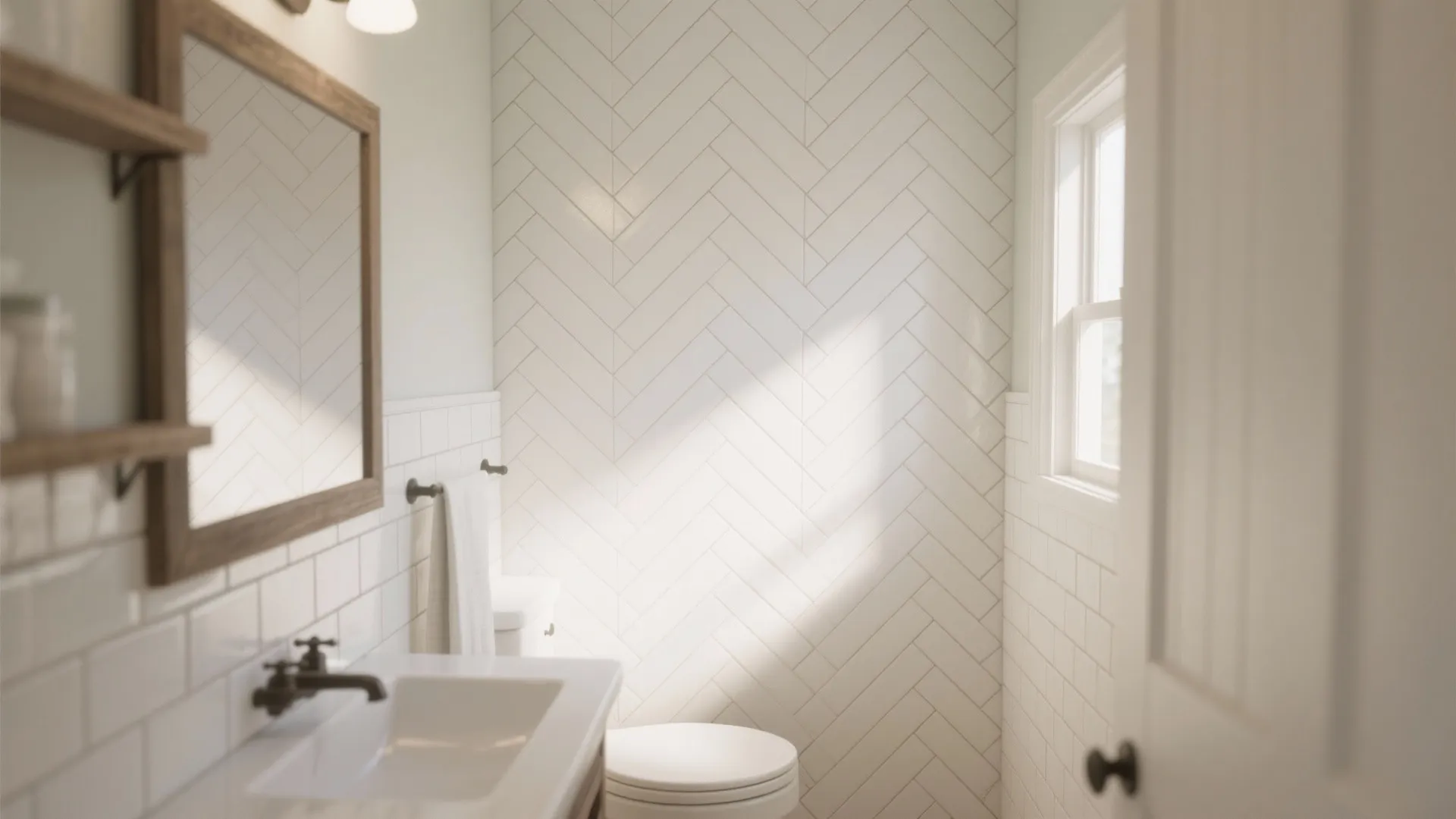 3. Subway Tile, but with a Twist