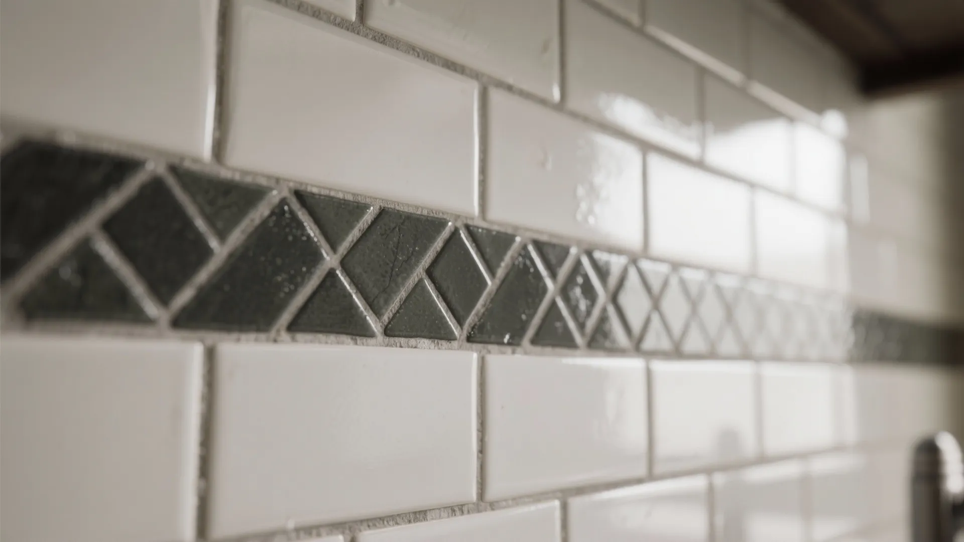 2. Subway Tile with a Twist