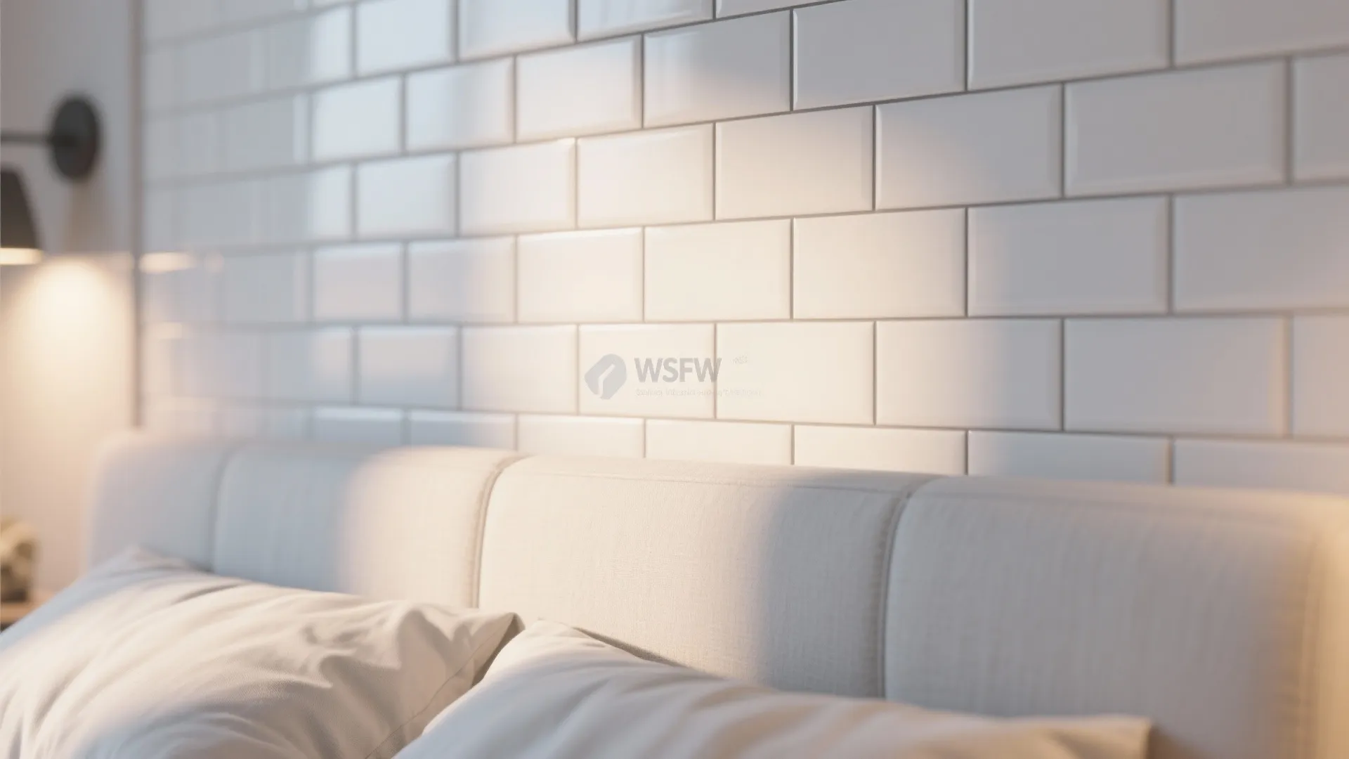 1. Subway Tile Accent Wall