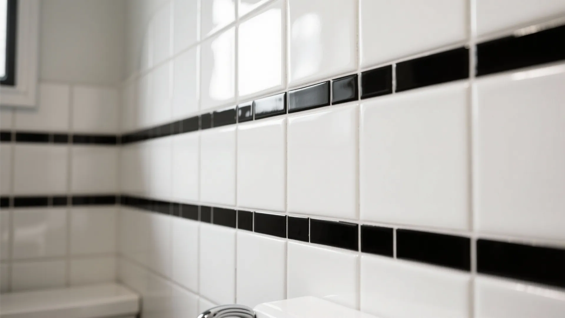 2. Subway Tile with Dark Grout