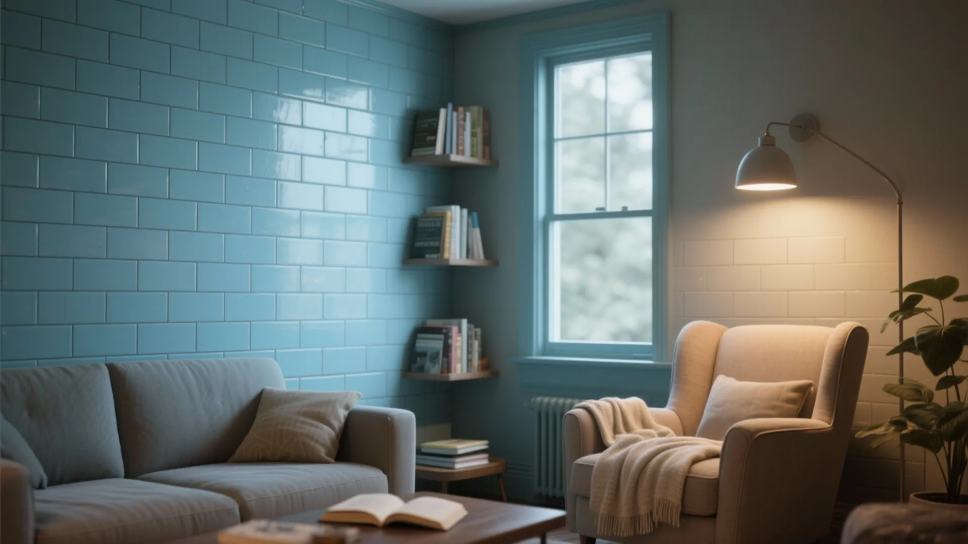 3. Subway tiles with colored grout for a modern-retro vibe