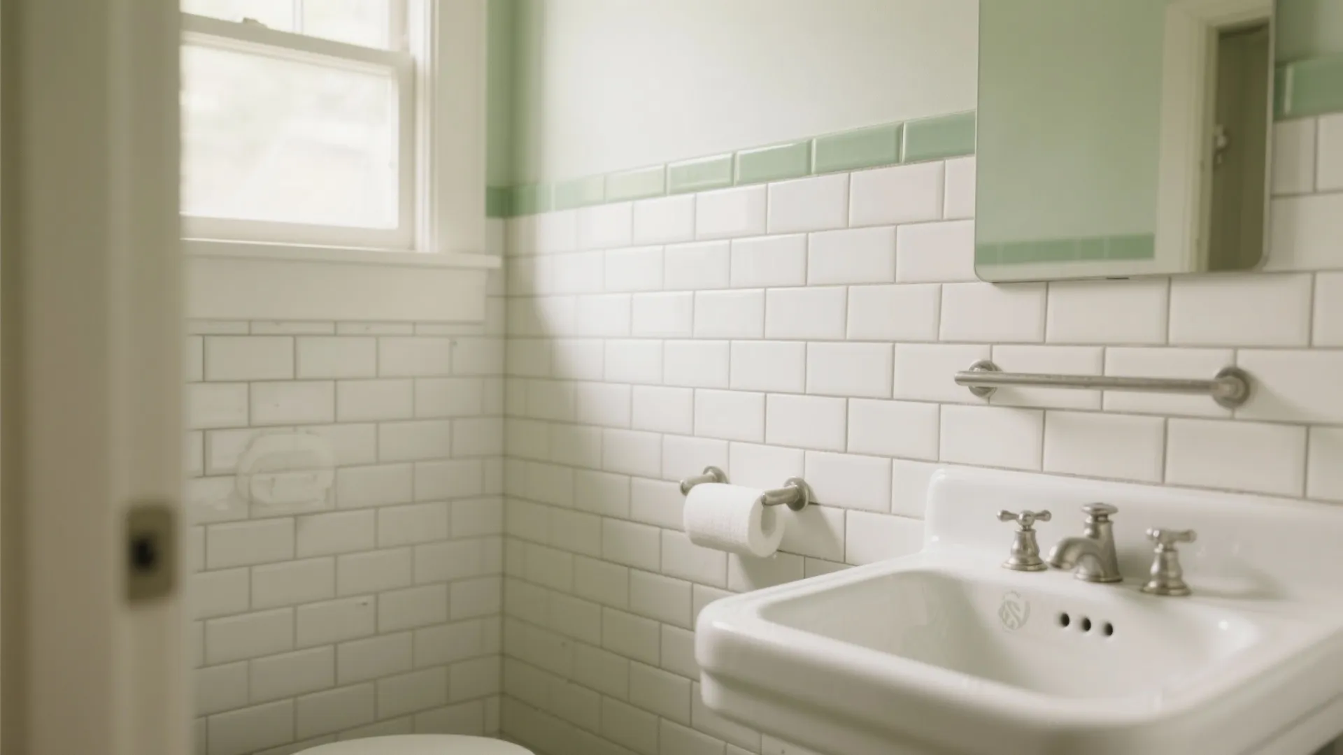 4. Subway tiles with a twist