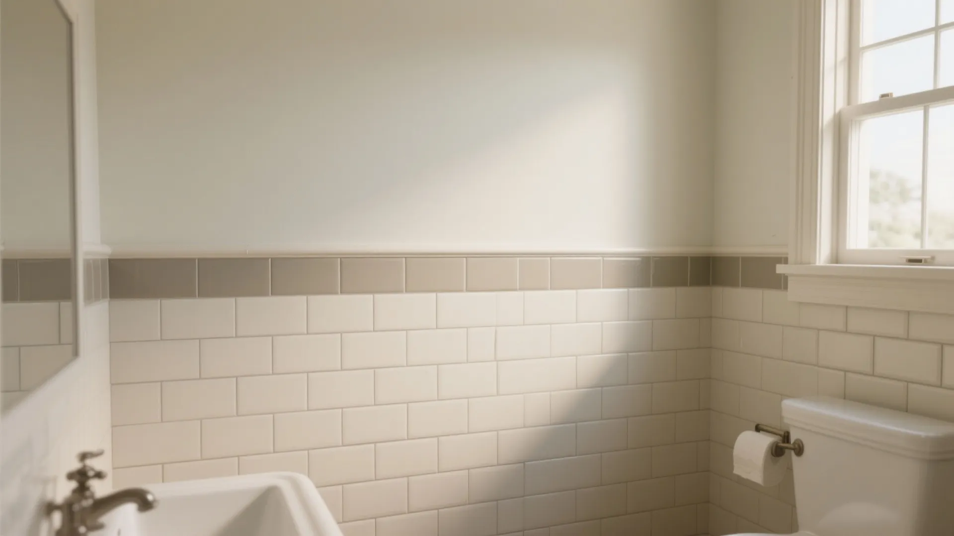 Classic Subway Tile Wainscoting (Updated)