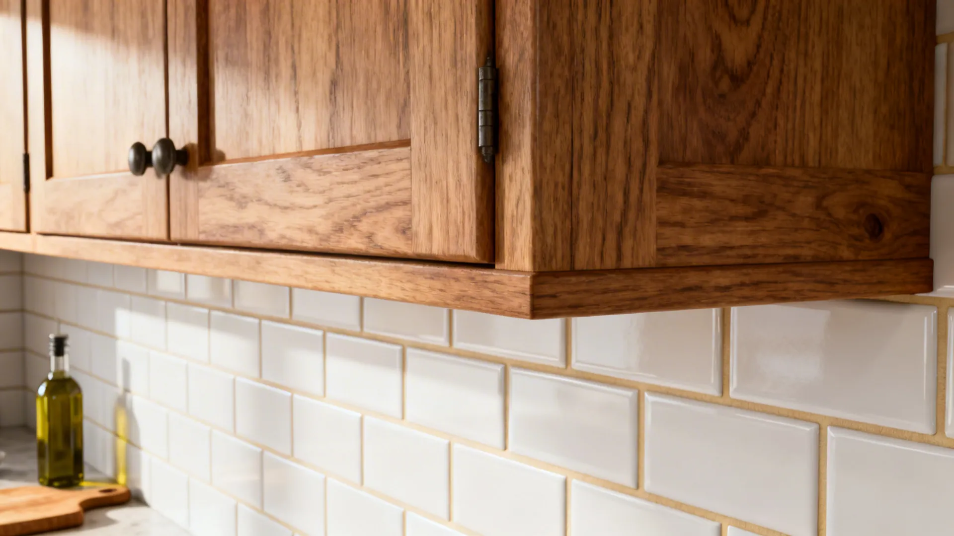 1. Classic white subway with warm grout