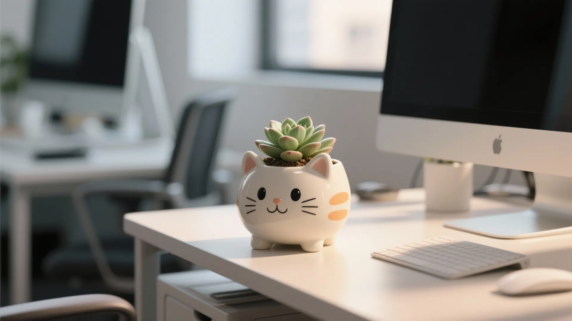1. Desk Plant with Personality
