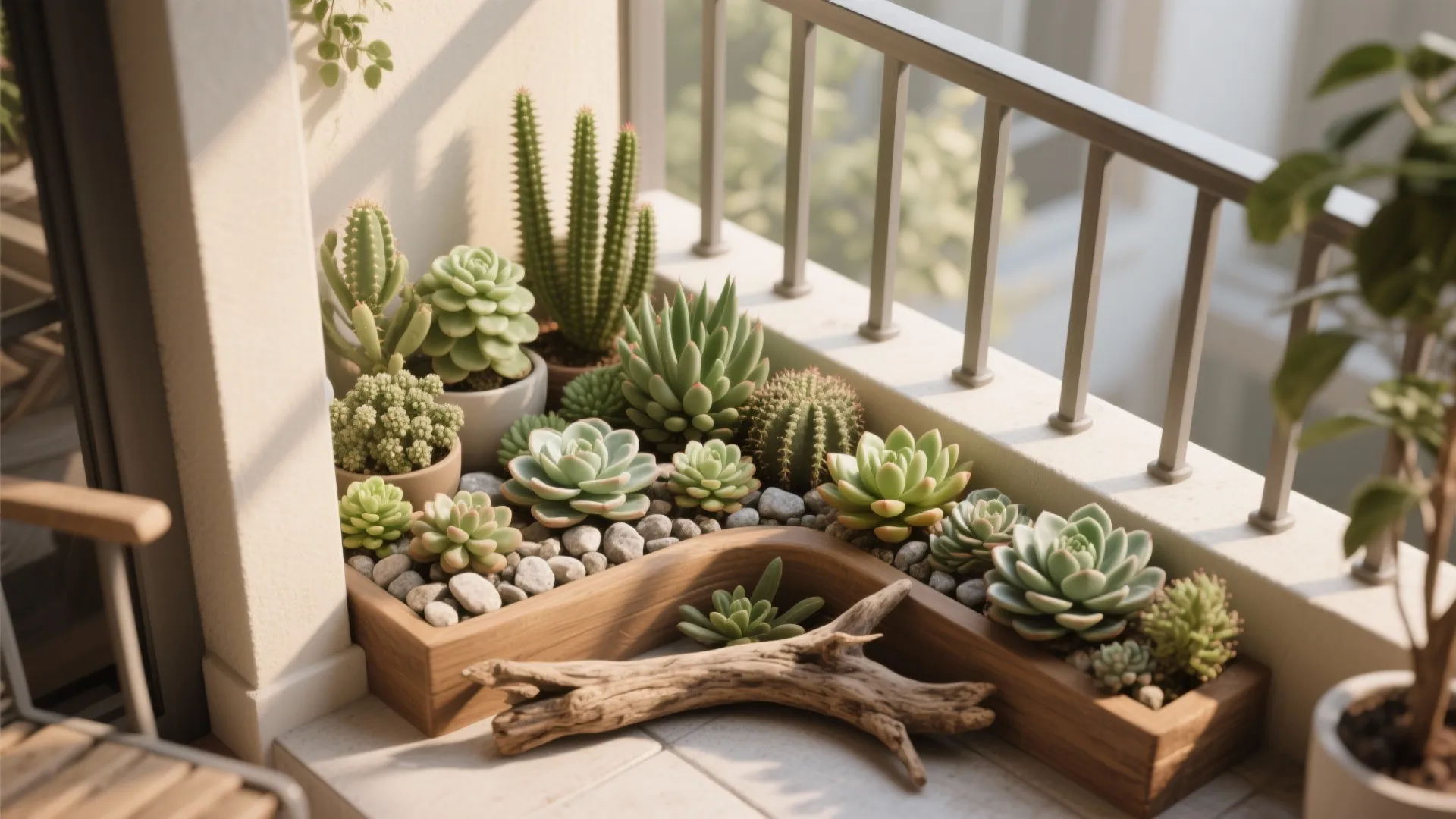 Low-maintenance Succulent Corner
