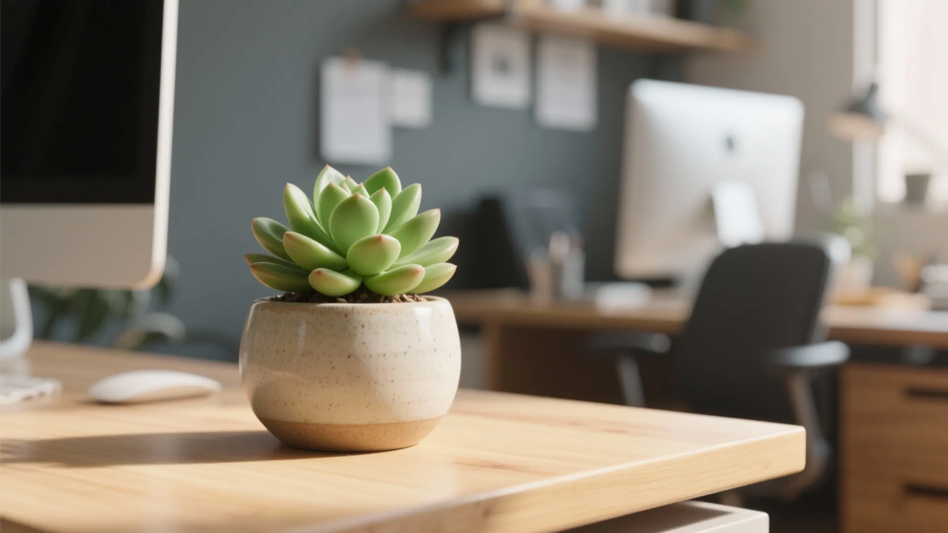 4. Desk Plant with Low Maintenance