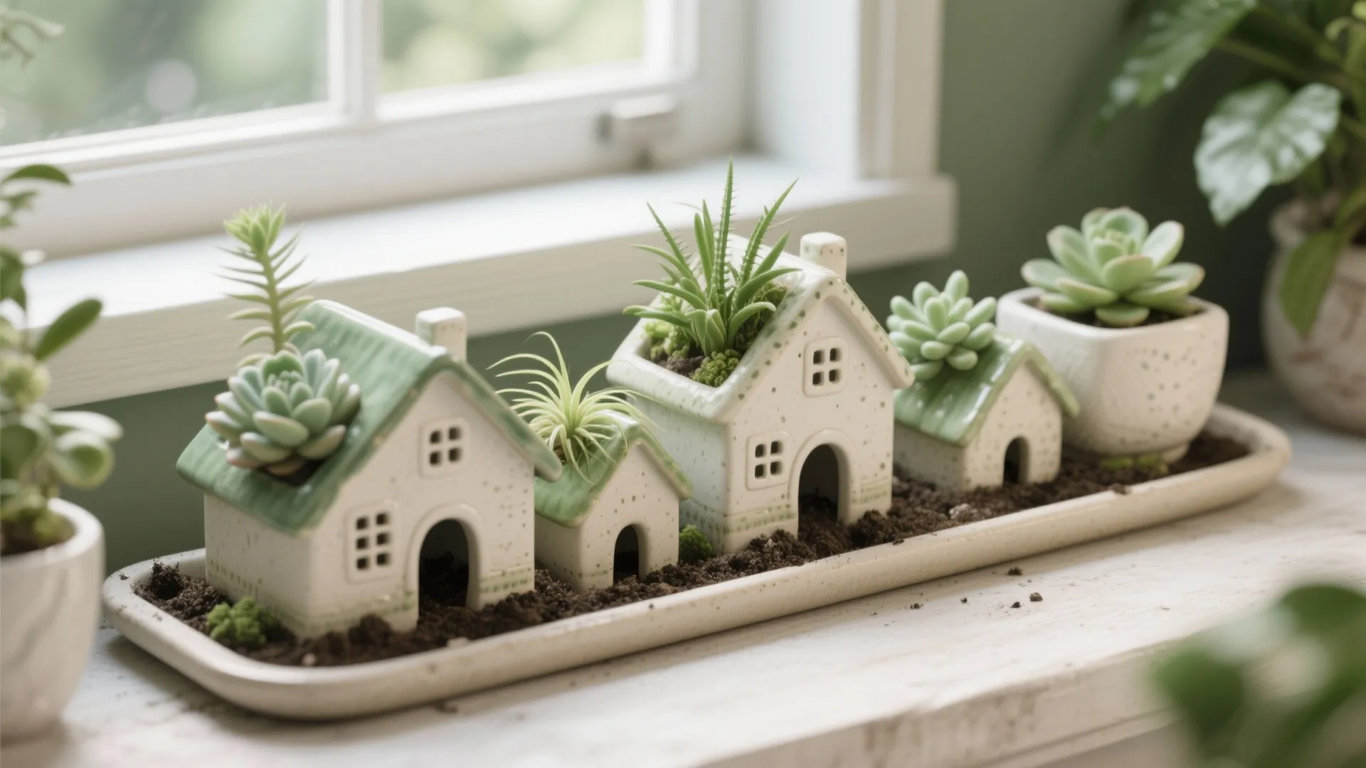 3. Planter & Succulent Houses