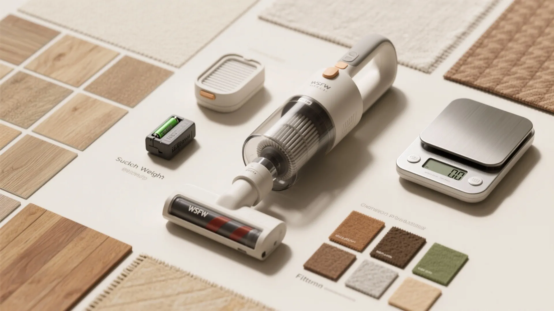 5. Balance suction, weight and filtration