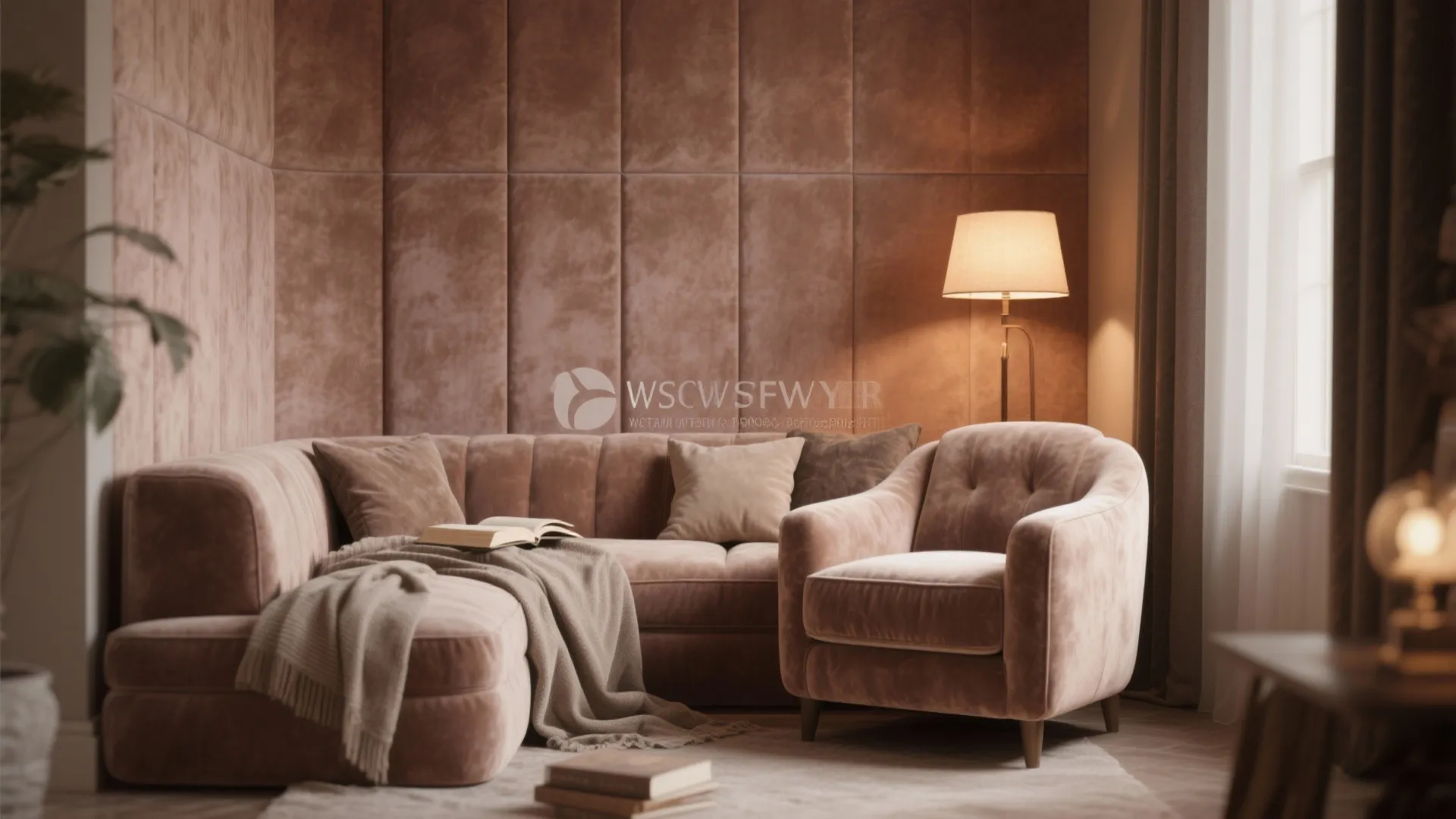 5. Fabric-Effect or Suede Paint — soft luxury