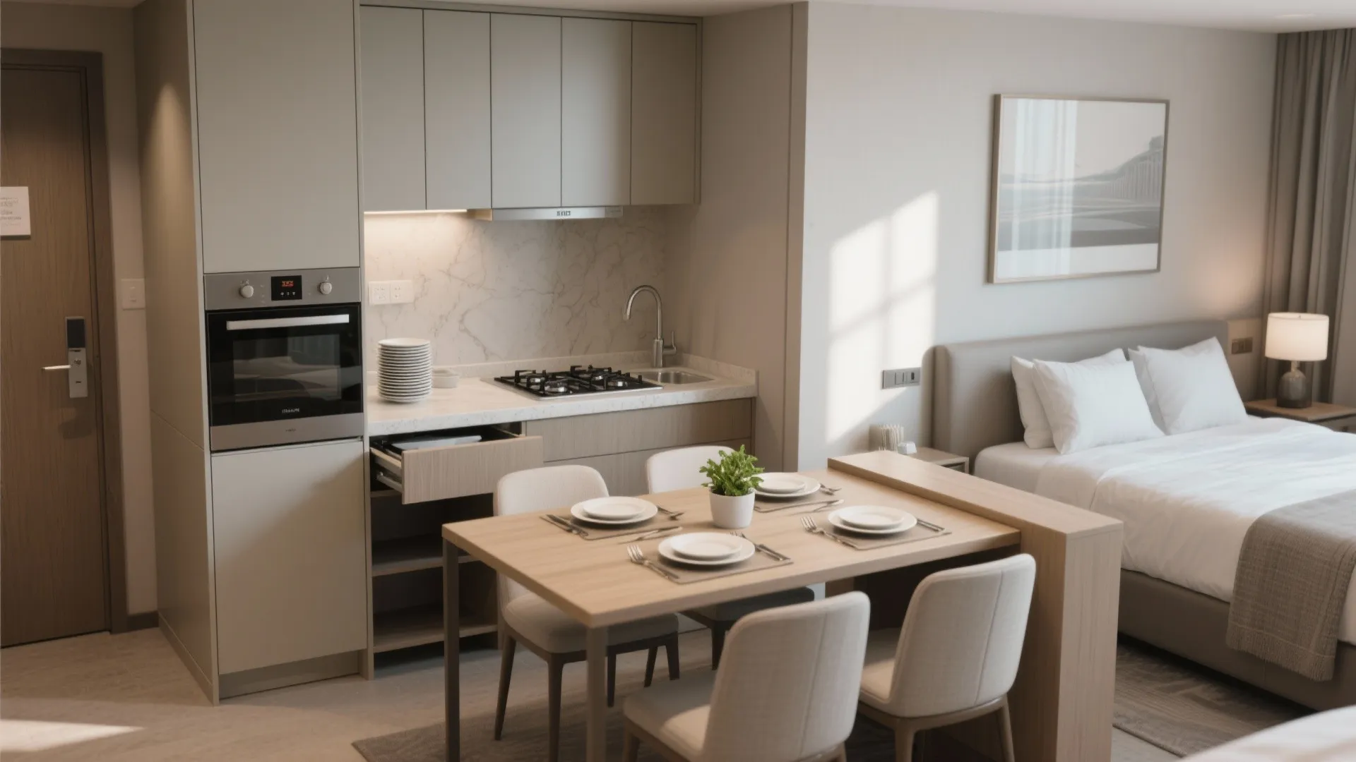 4. Suite with kitchenette — short-stay convenience