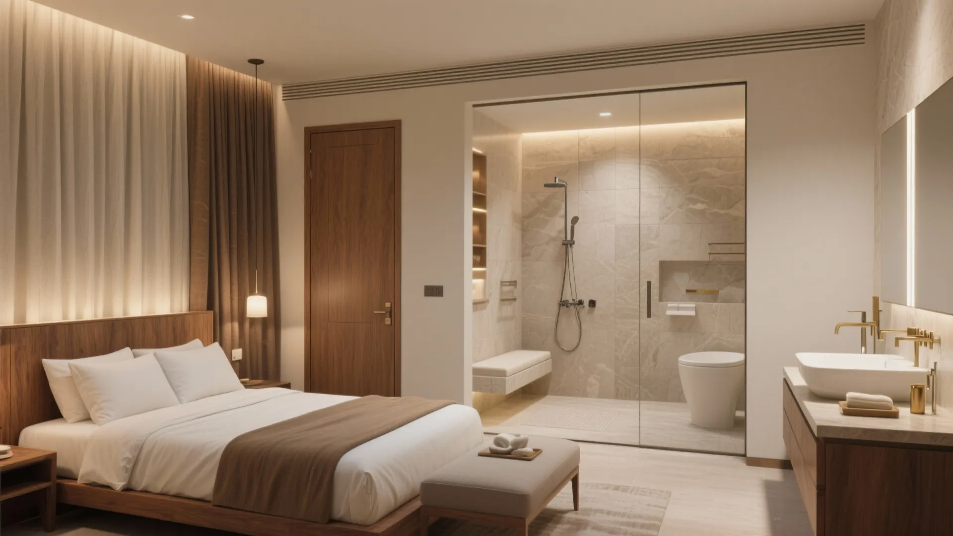 Suite-Style Bedrooms and Spa Bathrooms