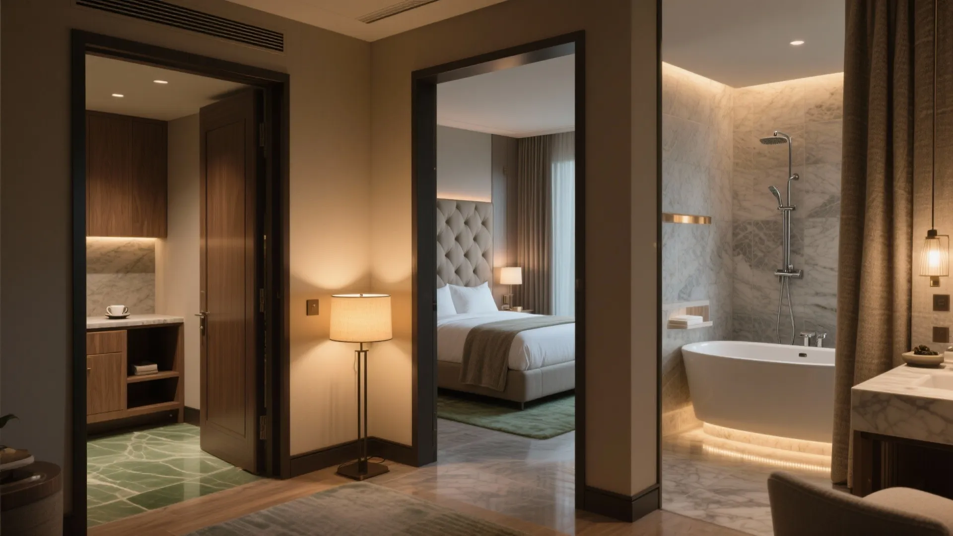 Hotel-Caliber Primary Suite Zoning