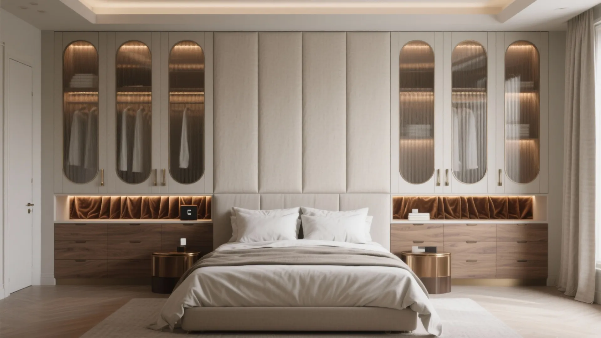 Tailored Storage Walls in Master Suites