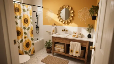 Sunflower Bathroom Decorations: 5 Bright Ideas