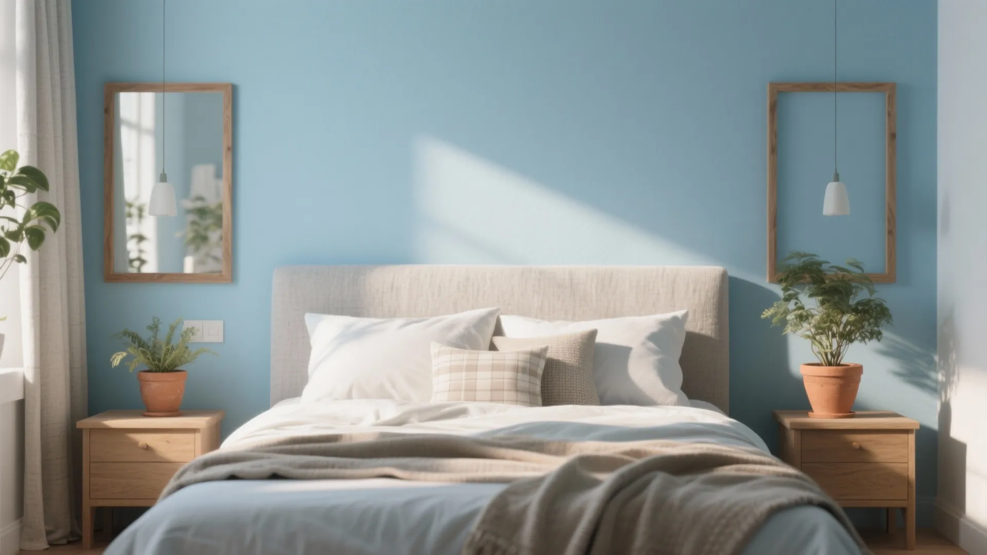1. Sunlit Blue Focal Wall