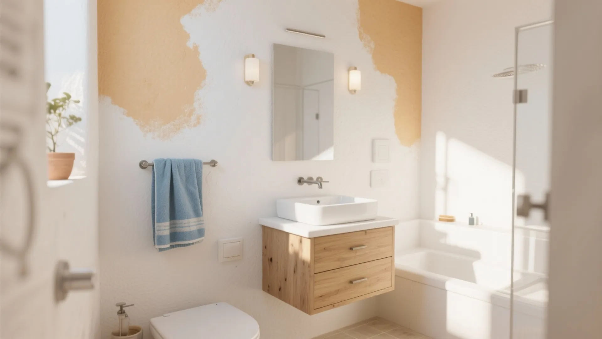 4. Sunlit Mediterranean palette and natural materials