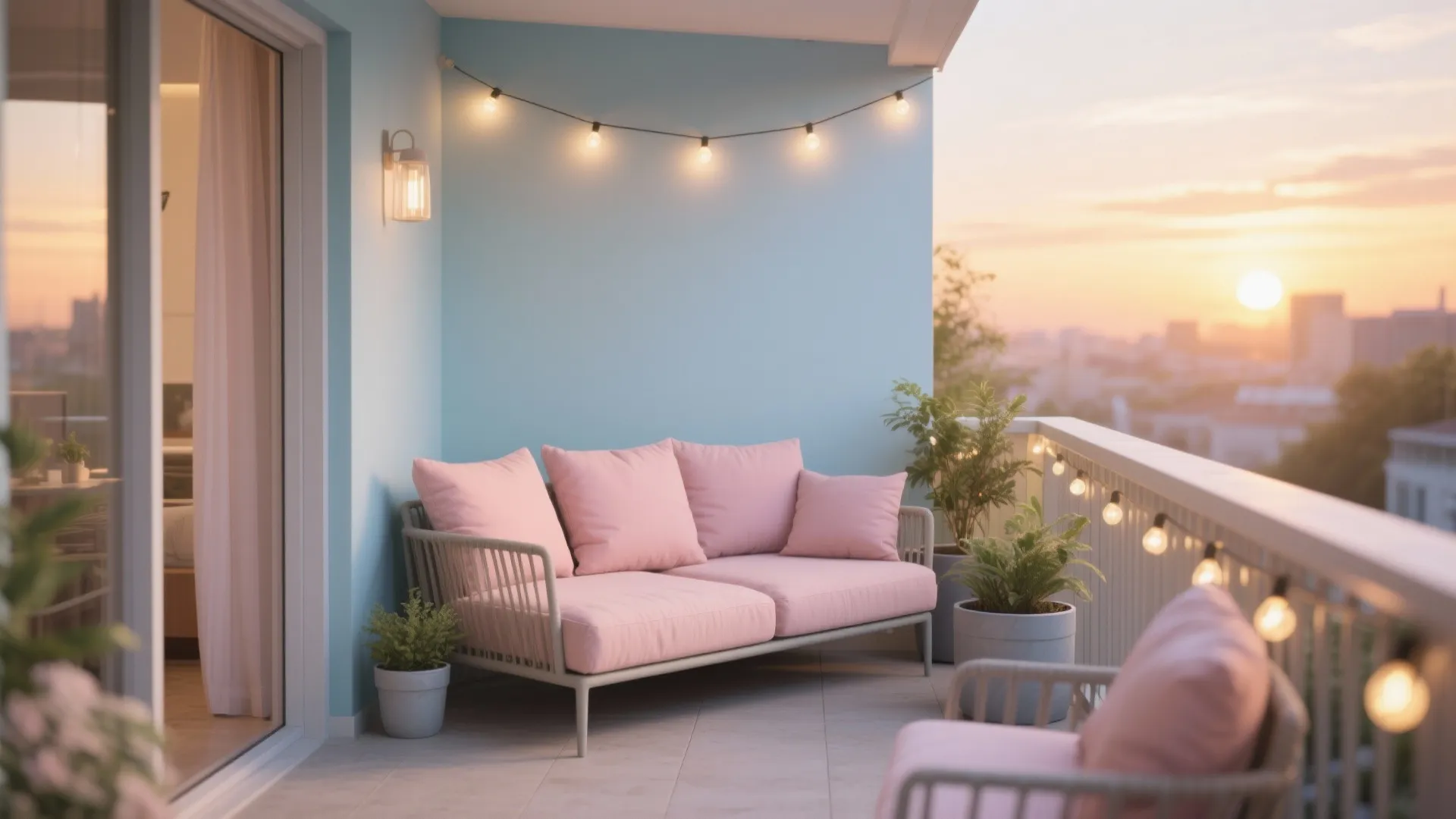 Sunlit Pastels with UV-Safe Finishes