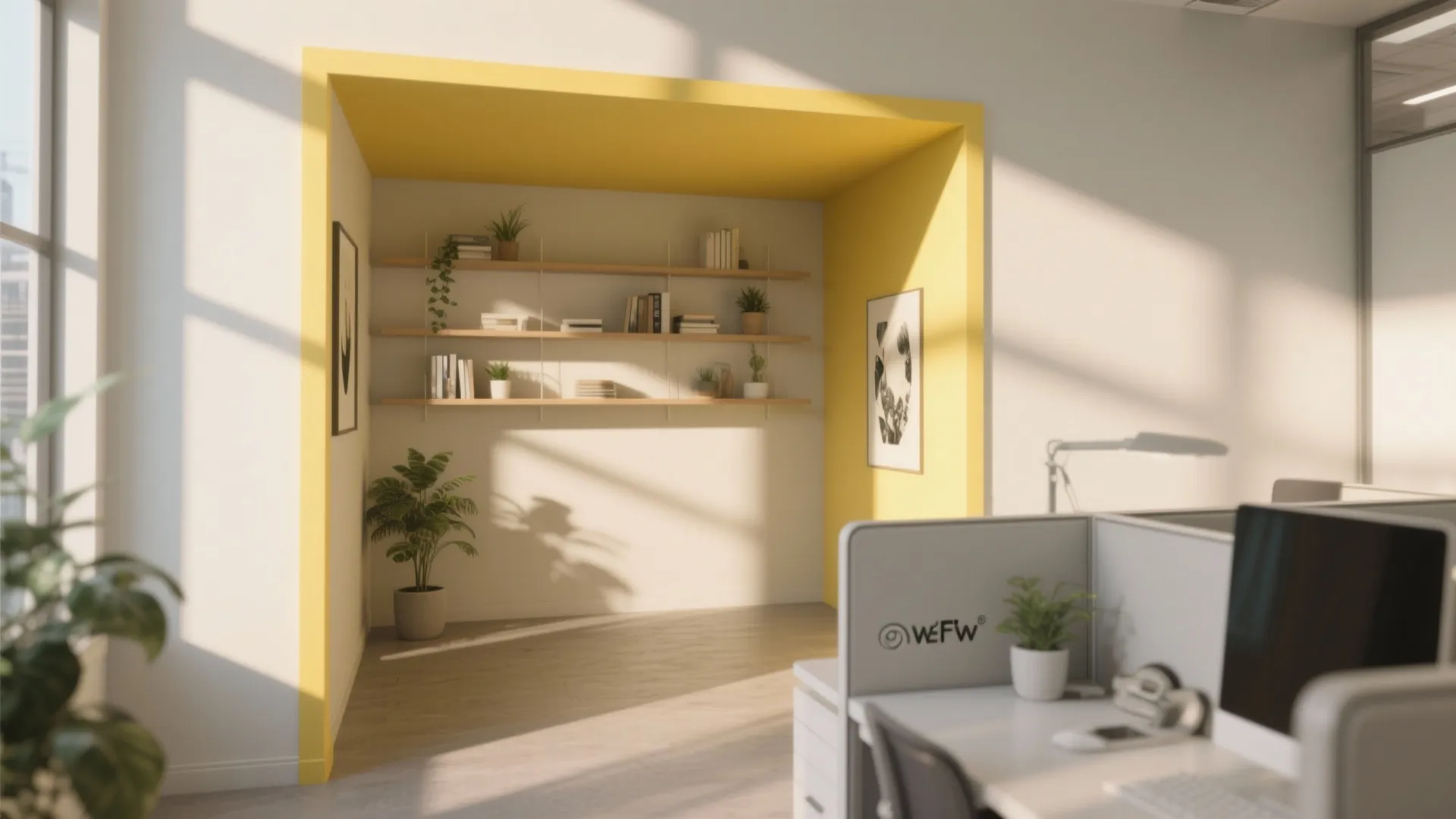 3. Sunny Accent Yellow — Motivation in Small Doses