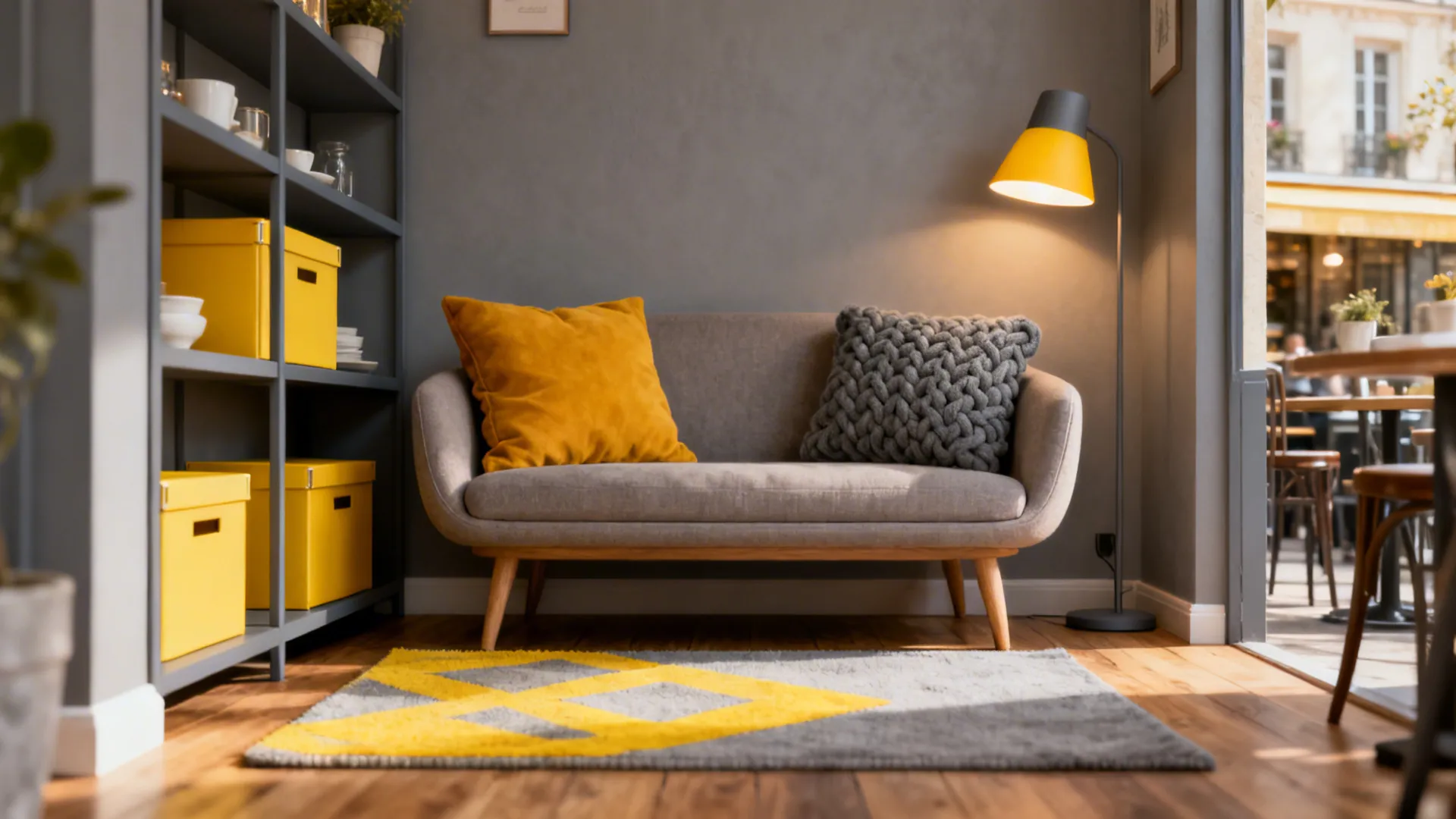 Yellow & Grey Living Room Ideas: 5 Bright Accessories