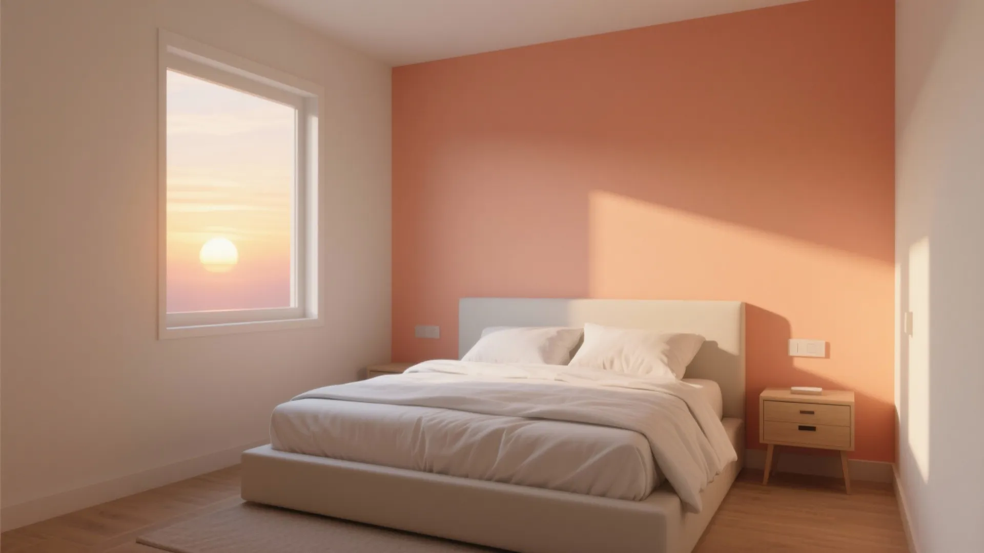 1. Sunrise Accent Wall