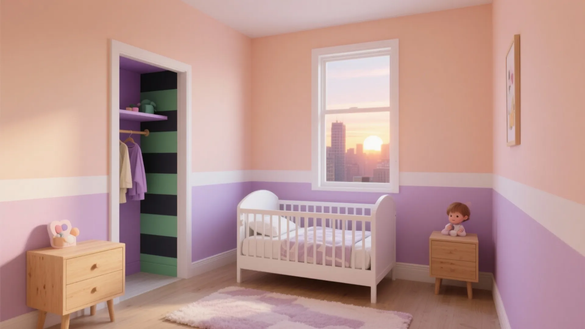 Sunrise Pastels: Peach, Blush, and Lavender