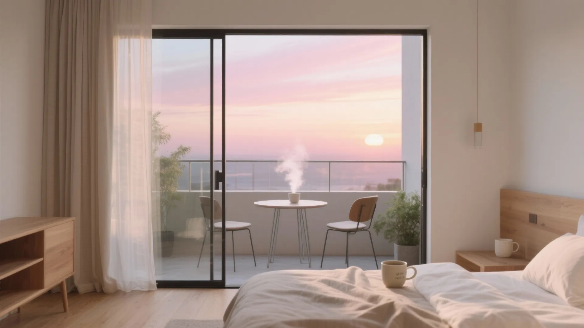 1) A Sunrise Balcony Off the Primary Suite