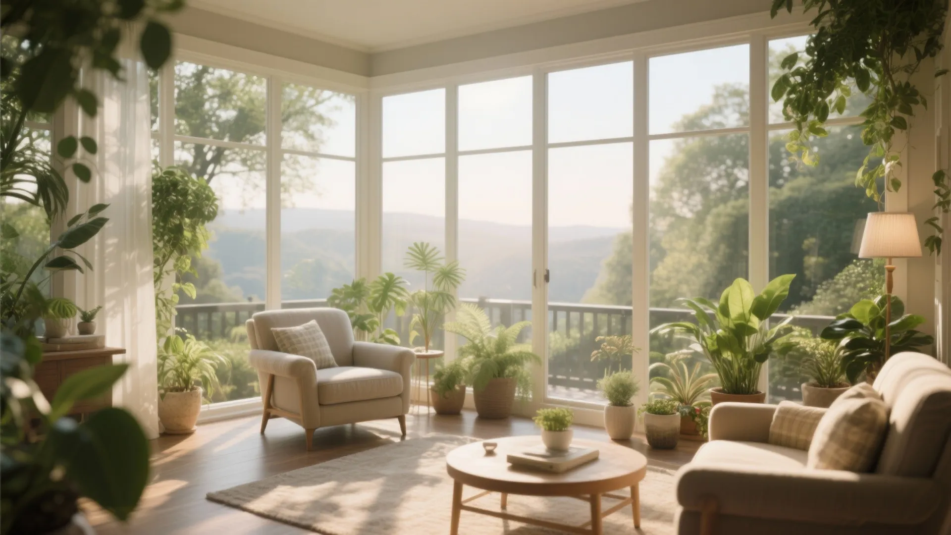 Outdoor-Indoor Connection with Sunroom